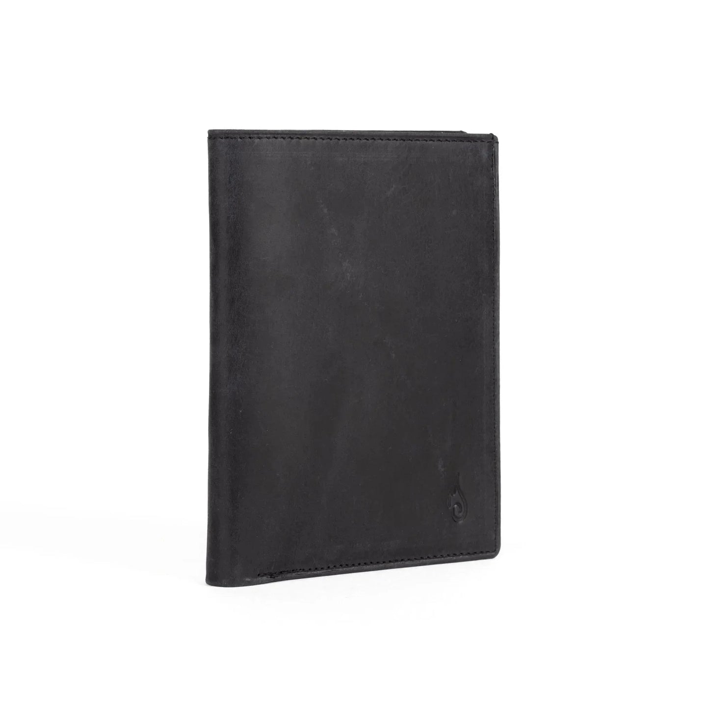 Leather Passport Wallet | Voyager Obsidian - Ignis Craft