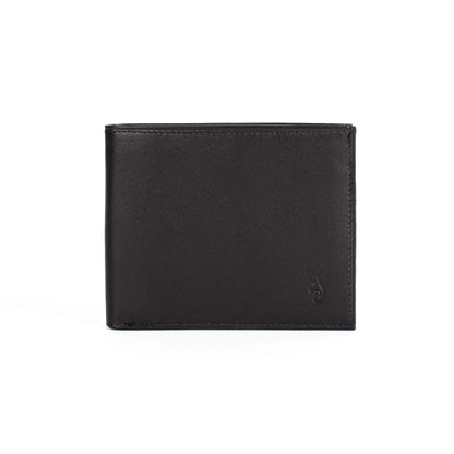 Mens Black Leather Wallet | Essential Slim Onyx