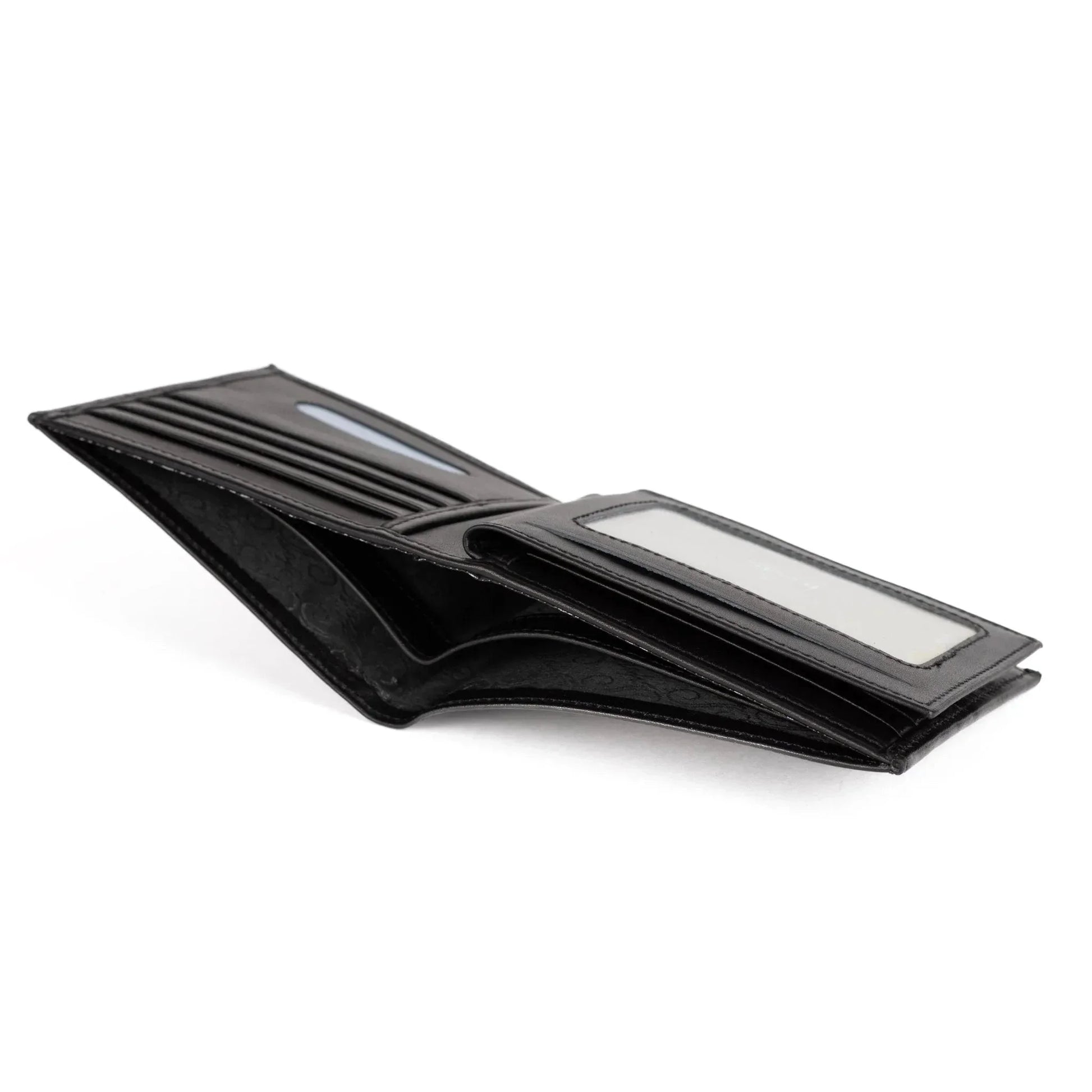 Mens Leather Bifold Wallet | Solo Dynamic Obsidian - Ignis Craft