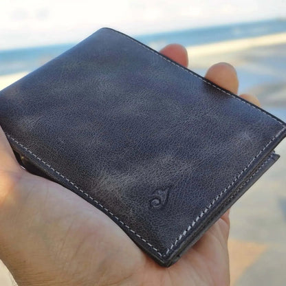 Mens Leather Wallet | Soloist Basalt - Ignis Craft