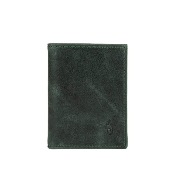 Minimalist Erkek Deri Cüzdan | Apex Yeşil - Görsel 4
