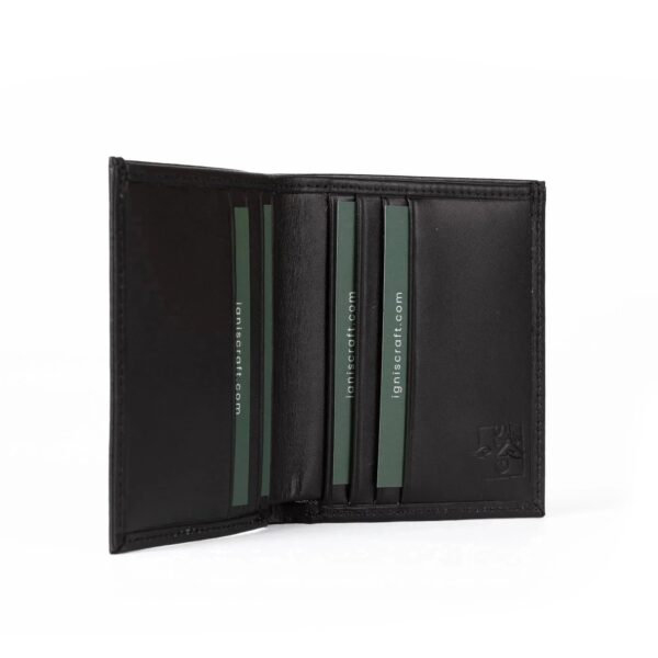 Minimalist Erkek Deri Cüzdan | Slimline Oniks - Görsel 7